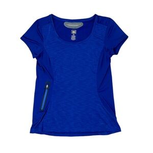 REI Co-Op Outdoor Women’s Royal Blue Active Short Sleeve Top Size XS